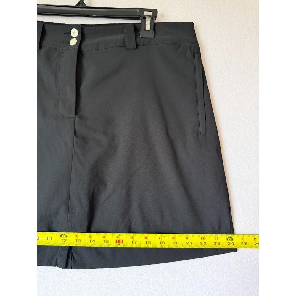 Nike Golf Dri Fit Skort Women Size 12 Black Tour Performance Stretch Activewear - Picture 7 of 16